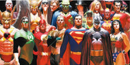 DC - Poster en Verre - Justice League - 60X30x3cm