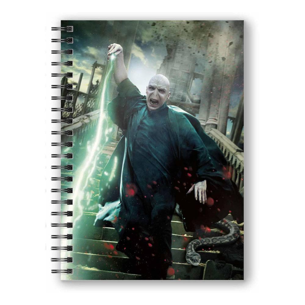 HARRY POTTER - Voldemort - Notebook Effet Lenticulaire 3D - A5
