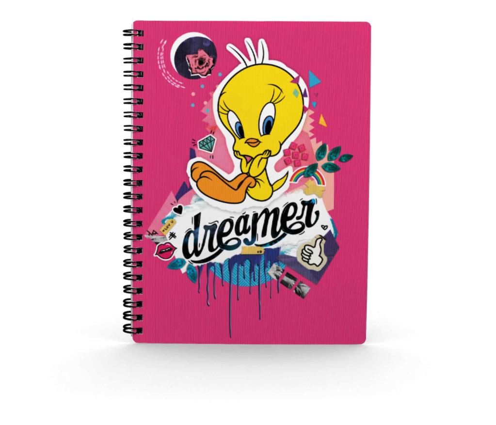 LOONEY TUNES - Piolin Dreamer - Cahier Effet 3D "15x21x2cm"