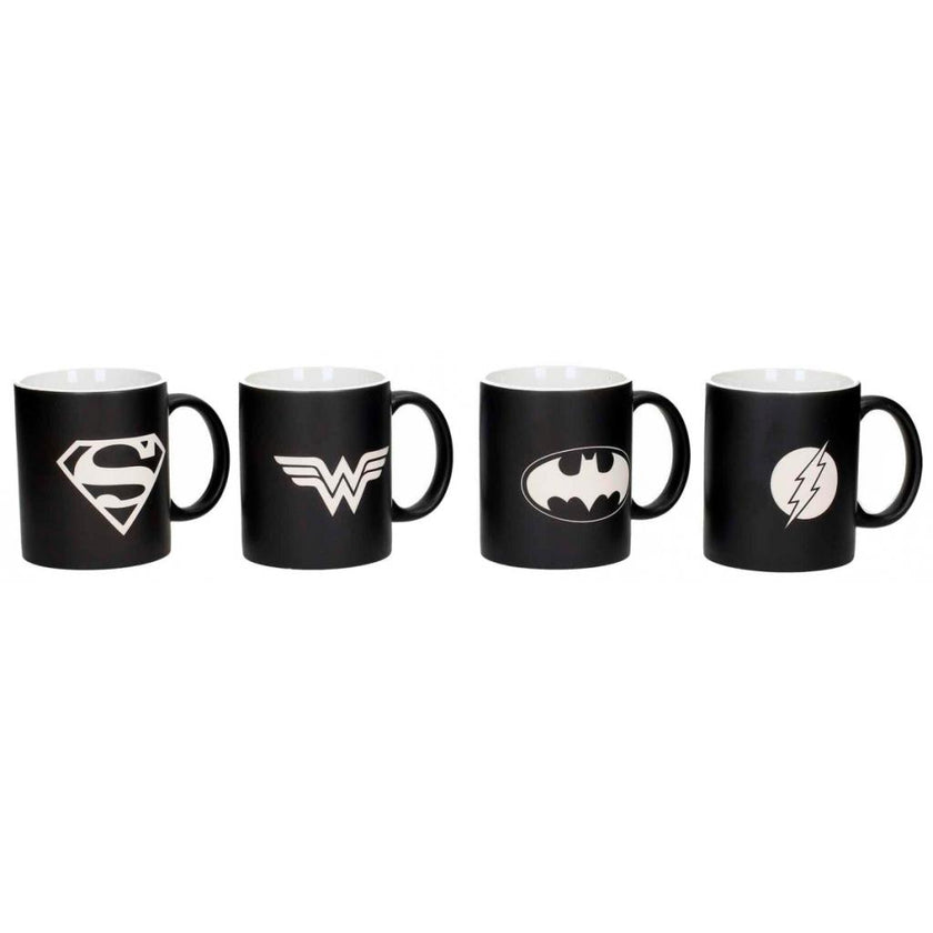 DC - Logo - Set de 4 Mug en céramique "30x24x9cm"