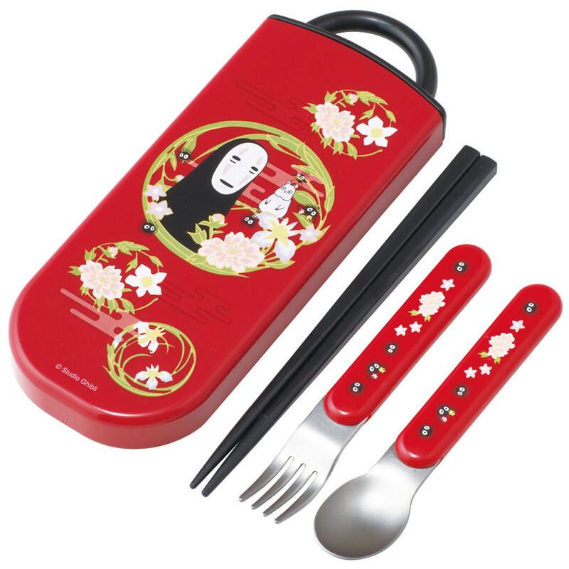 LE VOYAGE DE CHIHIRO - No Face - Set baguettes cuillère et fourchette