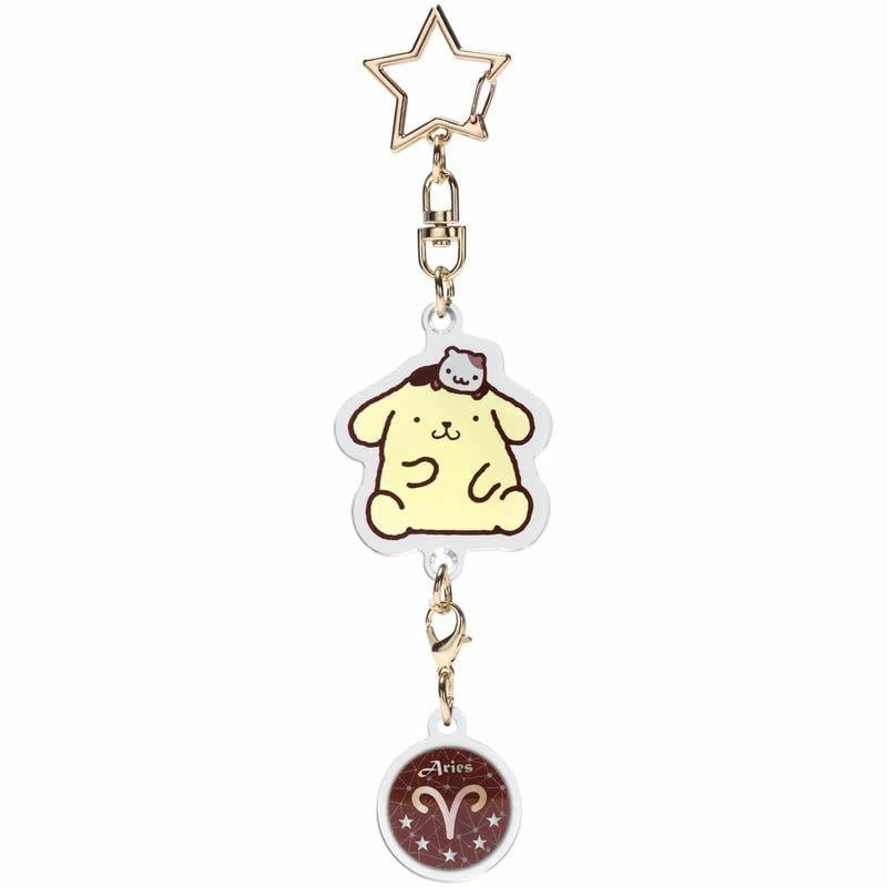 HELLO KITTY - Pompompurin - Porte-clé Symbole Astrologique Bélier