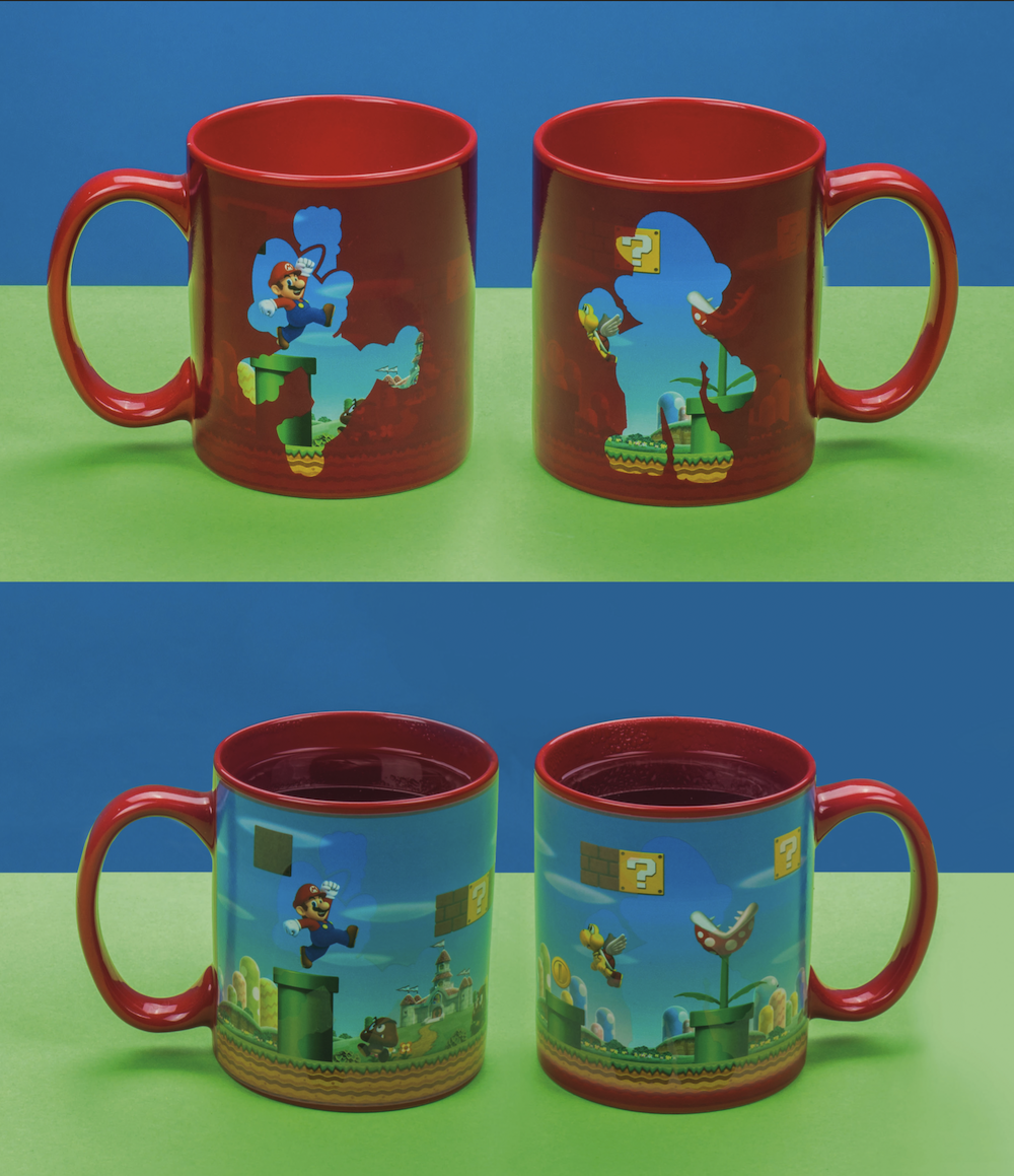 SUPER MARIO BROS - Vintage - Mug thermoréactif
