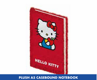 HELLO KITTY - Carnet de notes A5 en peluche