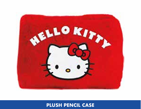 HELLO KITTY - Trousse à Crayons en peluche
