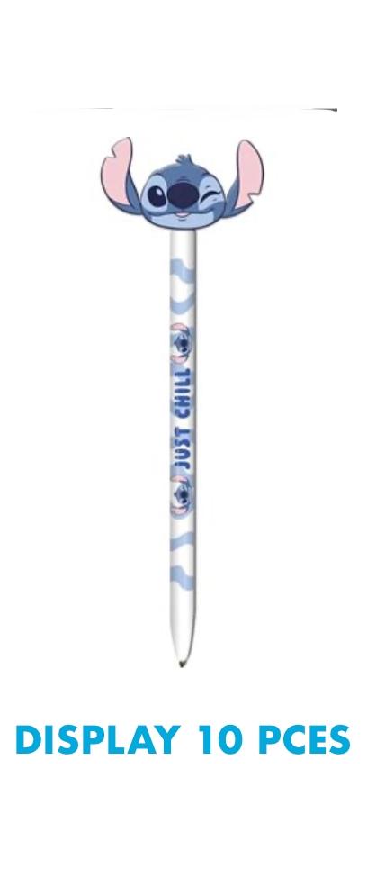 LILO & STITCH - Pencil & Topper Display  (10 Bics)