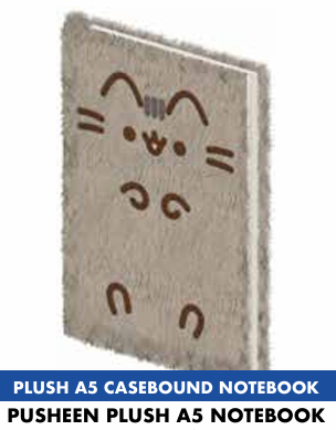 PUSHEEN - Carnet de Note A5 en peluche