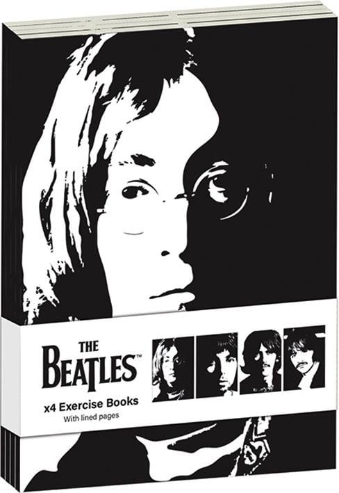 THE BEATLES - Pack 4 x Exercise Books A6 - Revolver
