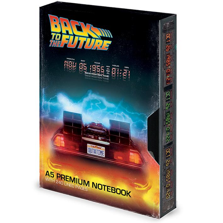 RETOUR VERS LE FUTUR - VHS Great Scott - Notebook A5 Premium