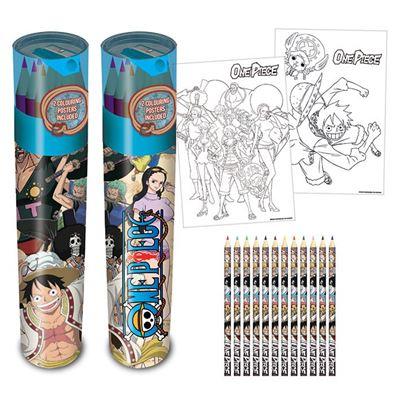 ONE PIECE - Whole Cake Island - Tube 2 posters + crayons