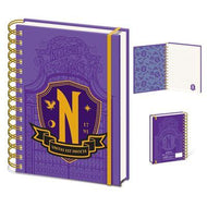MERCREDI - Bouclier Nevermore - Carnet de notes A5