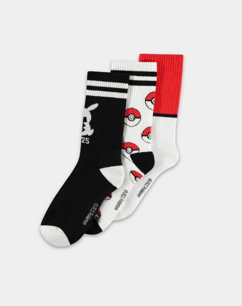 POKEMON - Pack de 3 paires de chaussettes (T43-46)