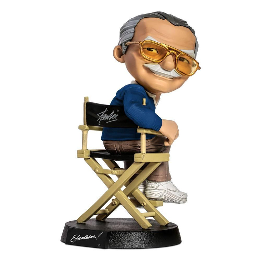 MARVEL - Stan Lee Blue Shirt - Figurine Mini Co 14cm