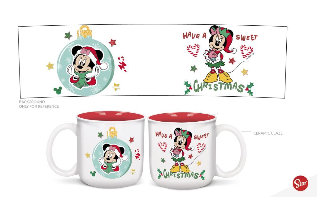 MINNIE - Joyeux Noël - Mug Breakfast - 420ml