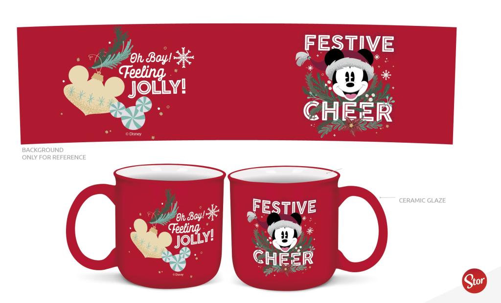 MICKEY - Joyeux Noël - Mug Breakfast - 420ml