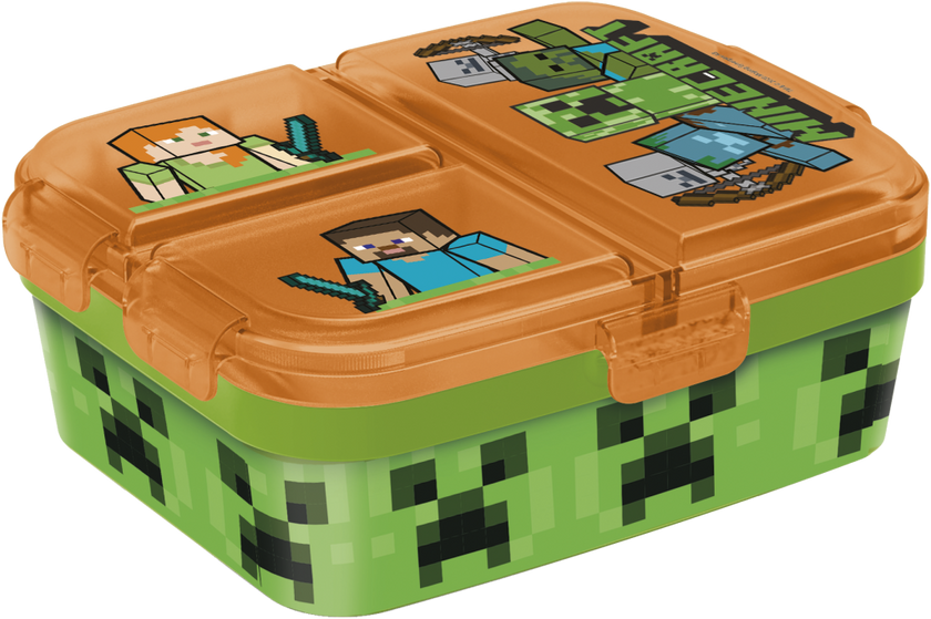 MINECRAFT - Creeper - Boîtes à Tartines multi-compartiment