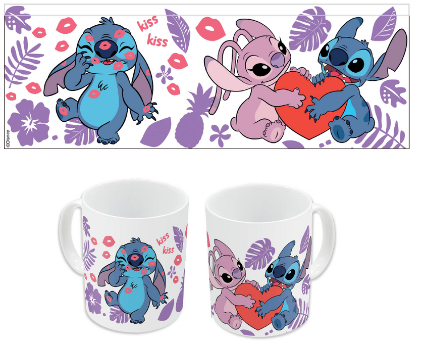 STITCH & ANGEL - Love - Mug céramique 325ml