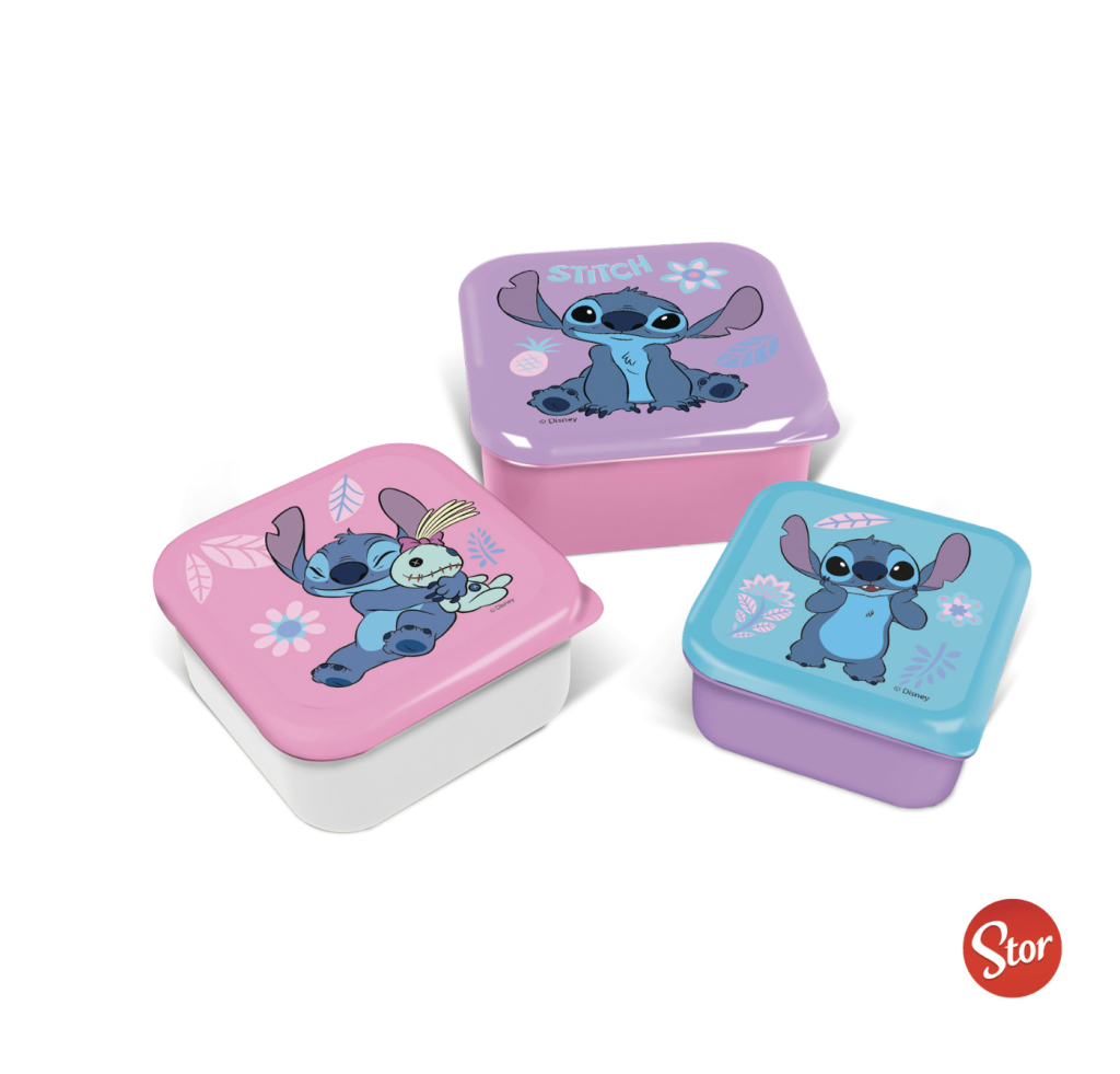 STITCH - Watercolor - Boîtes à Snack - 3 pcs
