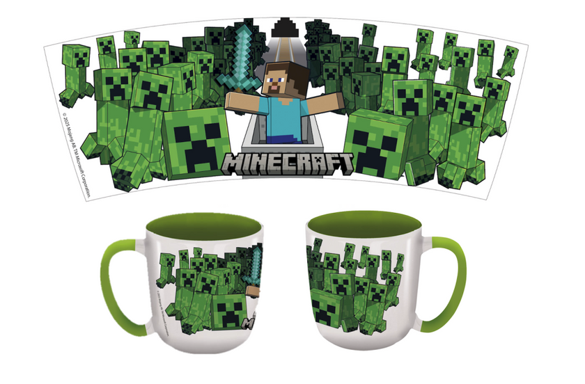 MINECRAFT - Survival Mode - Mug Elite Intérieur Coloré - 384ml