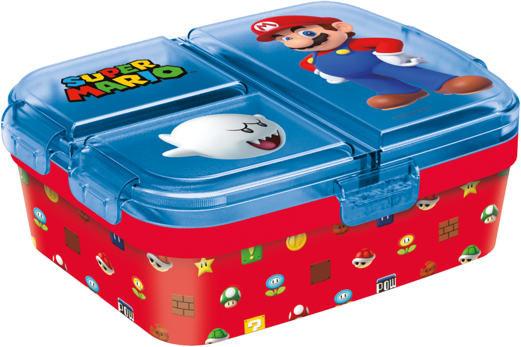 SUPER MARIO - Mario & Boo - Boîtes à Tartines multi-compartiment