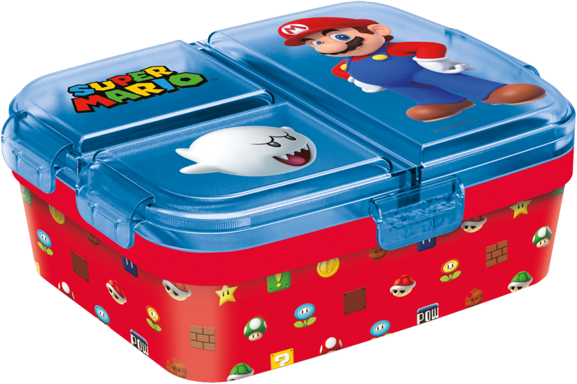 SUPER MARIO - Mario & Boo - Boîtes à Tartines multi-compartiment