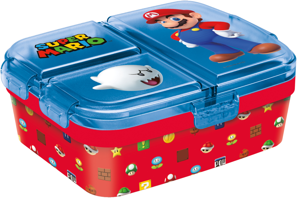 SUPER MARIO - Mario & Boo - Boîtes à Tartines multi-compartiment
