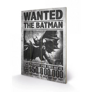 BATMAN - Wanted - Impression sur bois 40x59cm