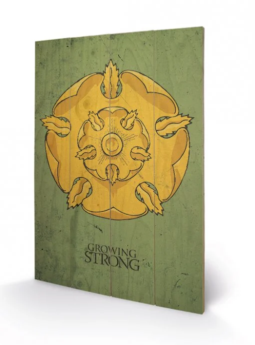 GAME OF THRONES - Tyrell - Impression sur bois 40x59cm