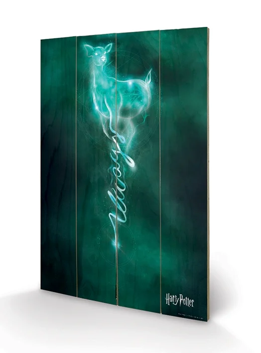 HARRY POTTER - Doe Patronus - Impression sur bois 40x59cm