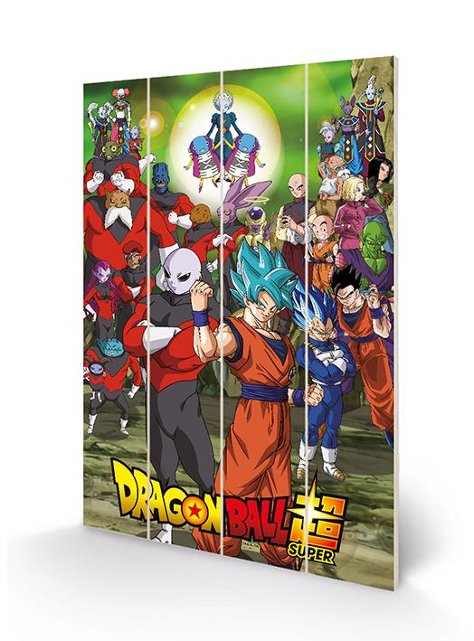 DRAGON BALL Z - Tournament of Power - Impression sur bois 40x59cm