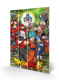 DRAGON BALL Z - Tournament of Power - Impression sur bois 40x59cm