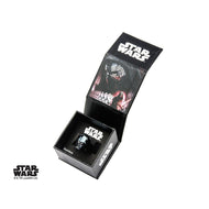 STAR WARS - Men's Stainless Steel Black 3D Darth Vader Ring - Size 12