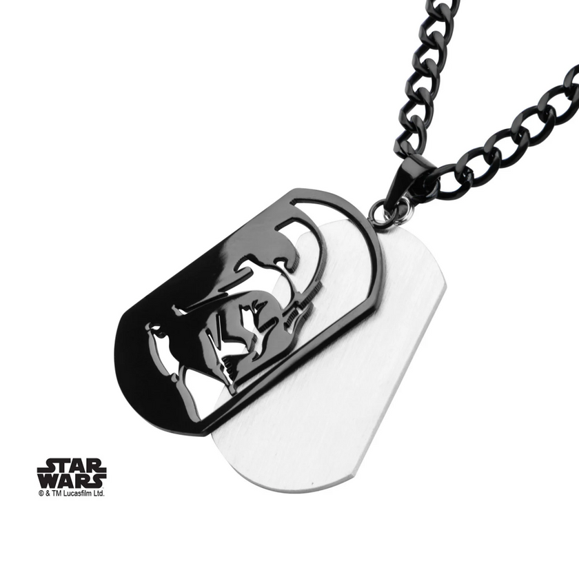 STAR WARS - Darth Vader Layer Dog Tag Pendant with Chain