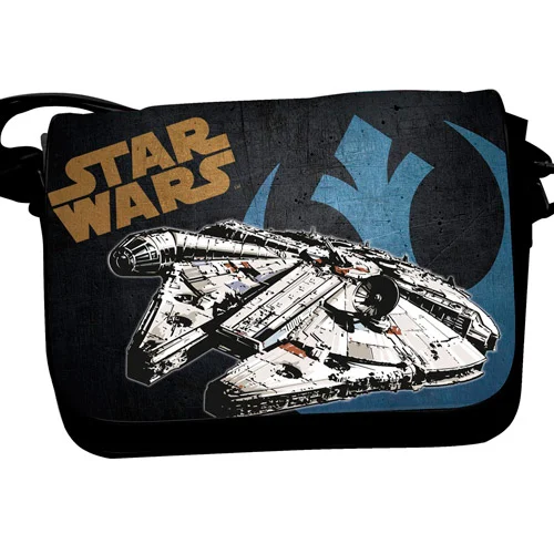 STAR WARS - Messenger Bag W/Flap - MILLENIUM FALCON