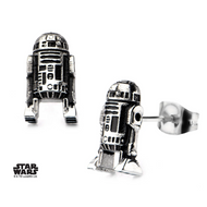 STAR WARS - Stainless Steel R2D2 3D Cast Stud Earrings