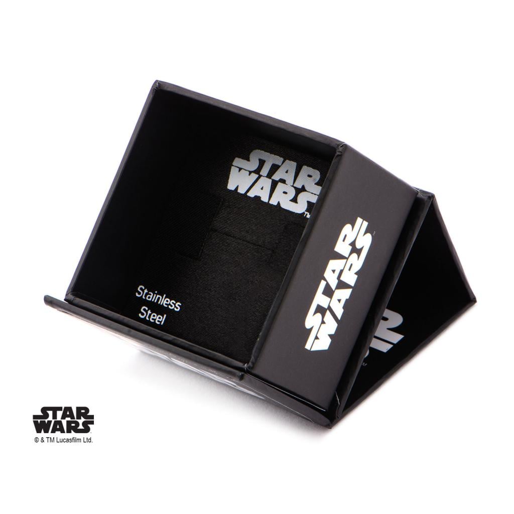 STAR WARS - Women's Stainless Steel Rebel Alliance Cut Ring - Size 6