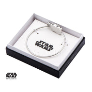 STAR WARS - Women's Stainless Steel 3D Ewok Bangle Bracelet