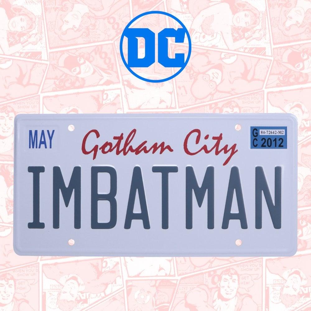 BATMAN - IM Batman - Plaque Métal