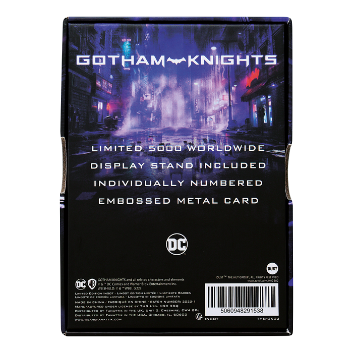 GOTHAM KNIGHTS - Robin - Lingot en Métal Collection Limitée