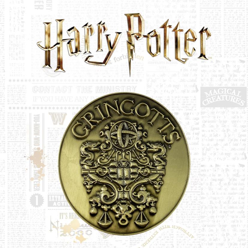 HARRY POTTER - Banque de Gringotts - Médaillon édition limitée