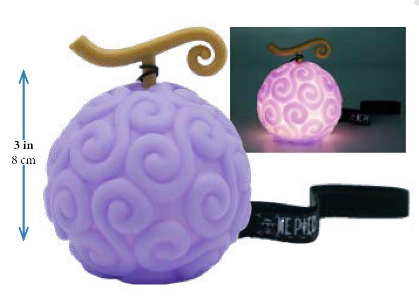 ONE PIECE - Le Fruit Interdit - Lampe LED - 8 cm