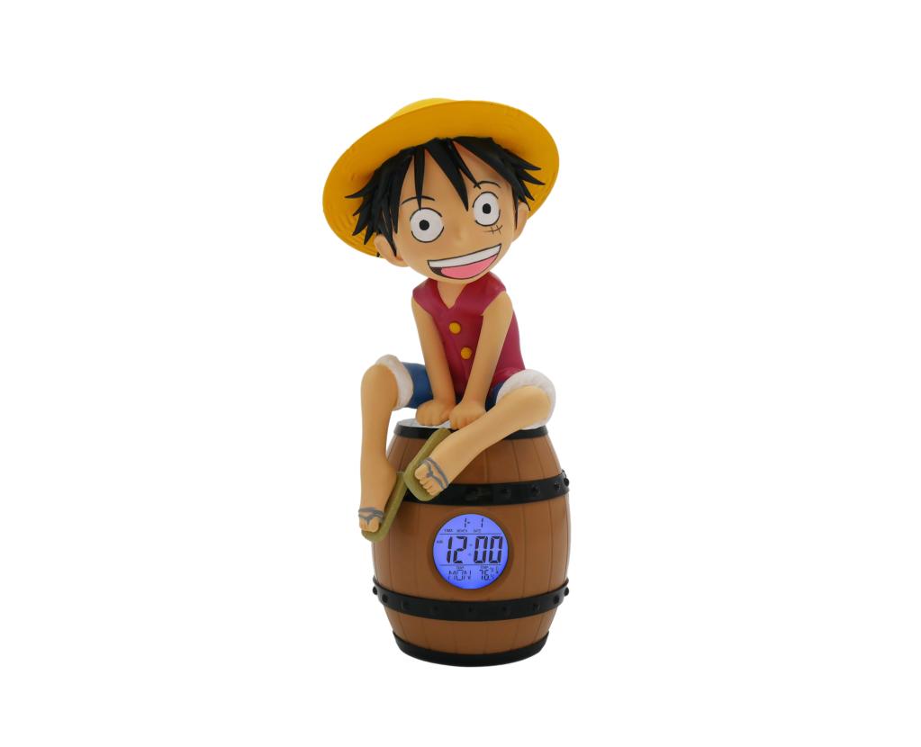 ONE PIECE - Luffy sur Tonneau - Réveil Lumineux LED - 27 cm