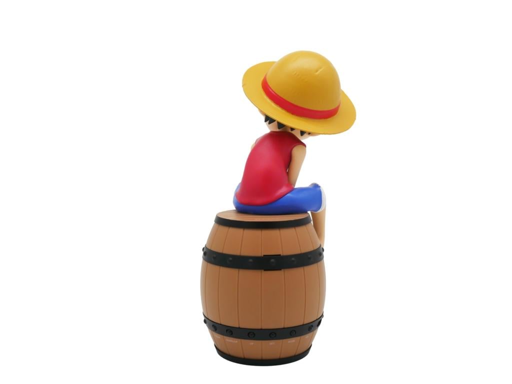 ONE PIECE - Luffy sur Tonneau - Réveil Lumineux LED - 27 cm