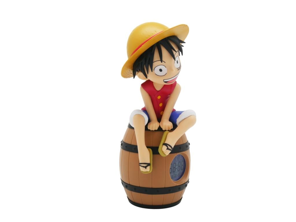ONE PIECE - Luffy sur Tonneau - Réveil Lumineux LED - 27 cm