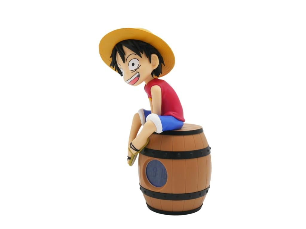 ONE PIECE - Luffy sur Tonneau - Réveil Lumineux LED - 27 cm