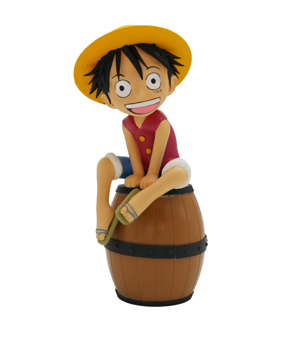 ONE PIECE - Luffy sur Tonneau - Figurine Lumineuse - 27 cm