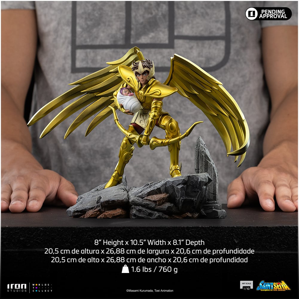 SAINT SEIYA - Sagittarius Aiolos - Statuette Art Scale 1/10 20.5cm