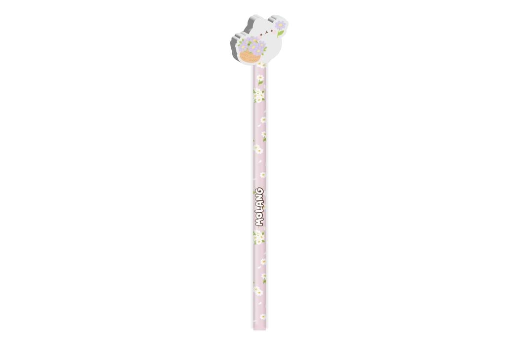 MOLANG - Blossom - Crayon avec Topper Gomme