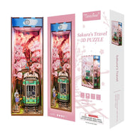 BOOK NOOK KIT - DIY- Voyage de Sakura - 130pcs + LED Light