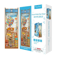 BOOK NOOK KIT - DIY- Voyage avec le vent - 143pcs + LED Light